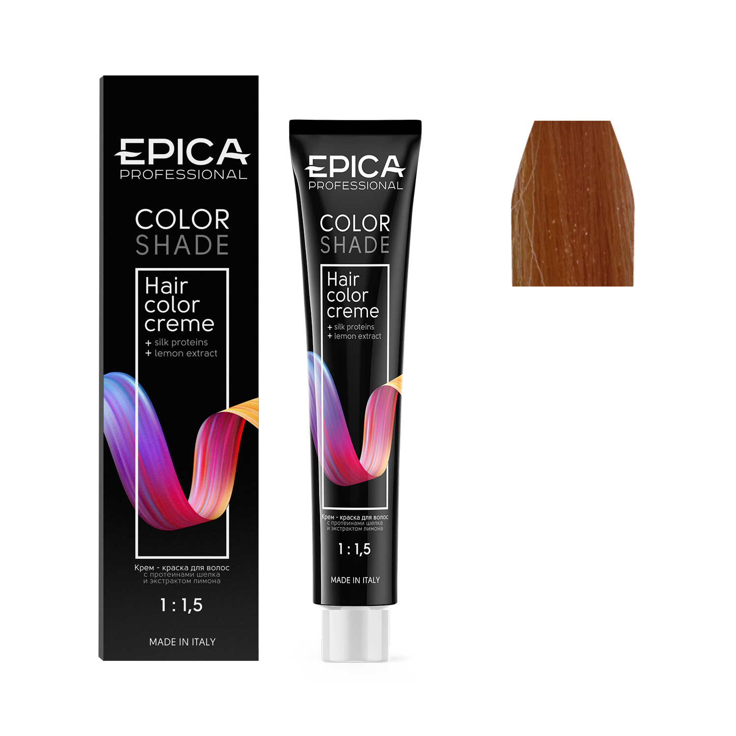 Epica Professional Крем-краска COLORSHADE, 100 мл (тон 34 Apricot пастельное тонирование Абрикос)