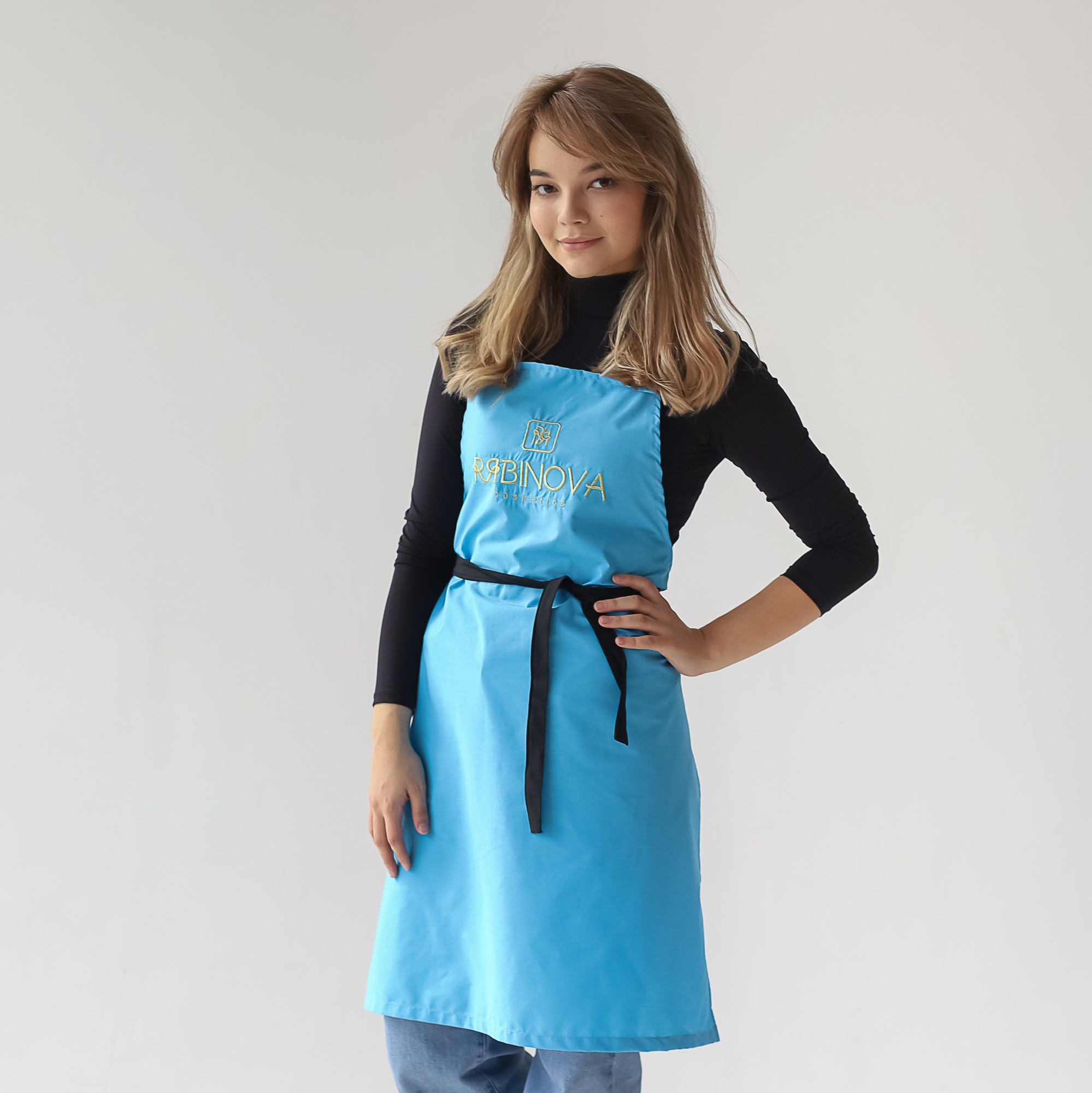 Фартук для мастера «RIABINOVA» (Голубой)
